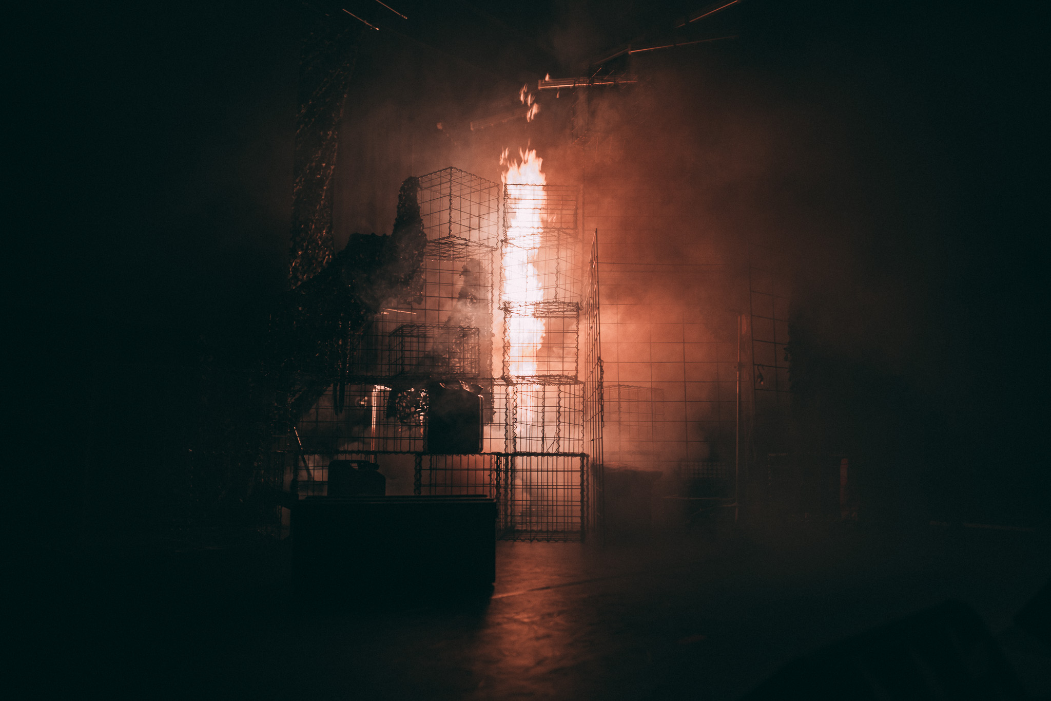 "Zombie Inferno" 2020, Bühne und Kostüme von Mara Lena Schönborn, Foto: Nico Moser